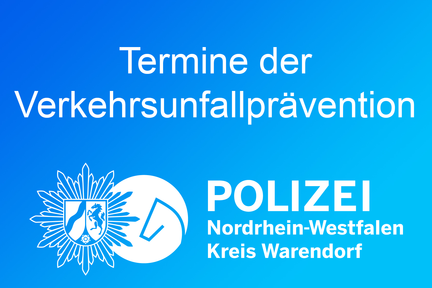 Termine der Verkehrsunfallprävention