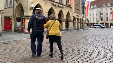 Persönliche Polizeibegleitung am Prinzipalmarkt