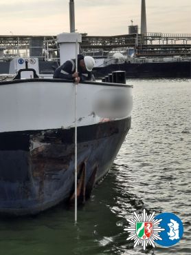 Hünxe/Duisburg: Zwei Schiffe kollidierten auf dem Wesel-Datteln-Kanal miteinander